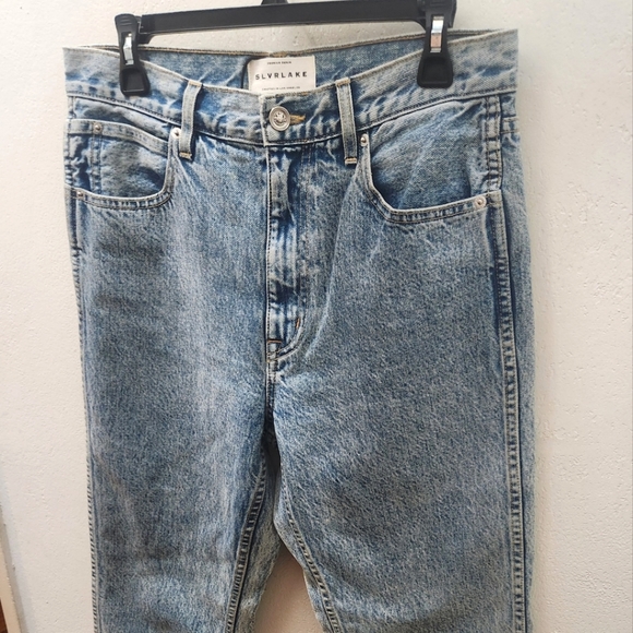 SLVRLAKE | Virginia Slim High-Rise Jeans in Daydream - Picture 2 of 8